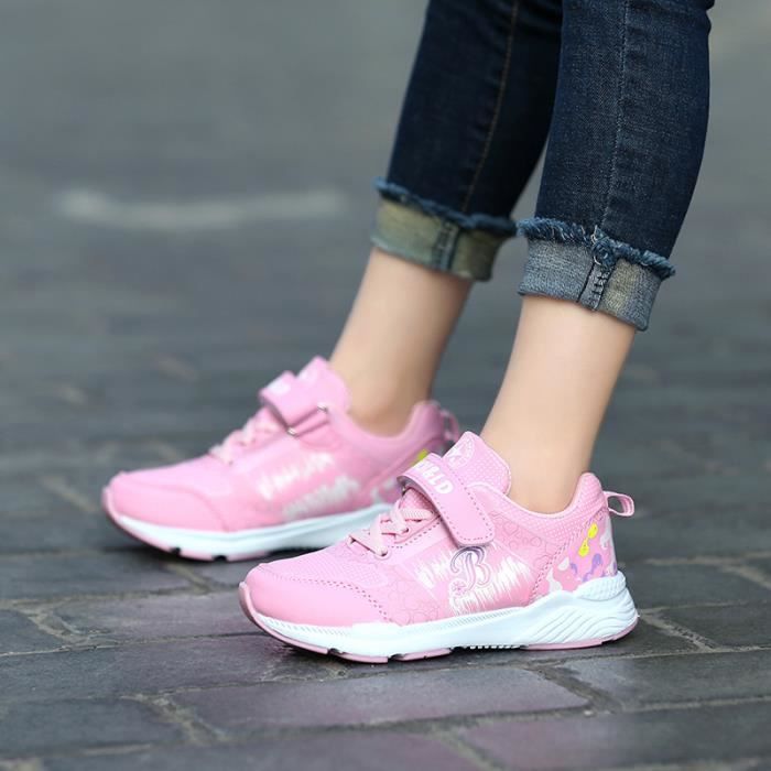 chaussure fille rose