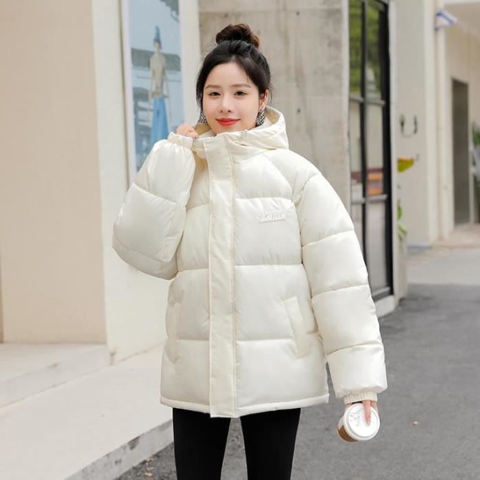 Manteau Femme - Hiver version courte - Loisir plumes douces - Blanc DJ Blanc - Cdiscount Pr??t-?� 