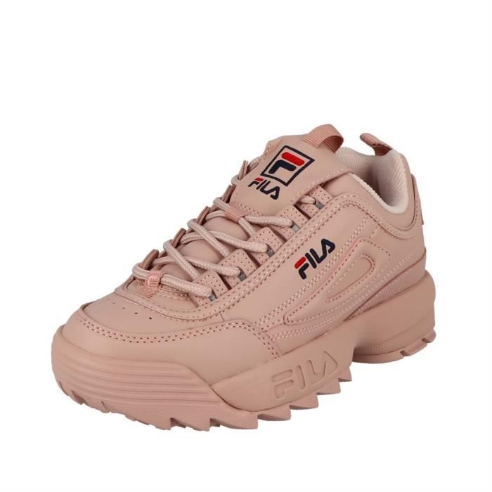 Baskets mode disruptor low wmn femme fila 1010302 Roses - Cdiscount  Chaussures