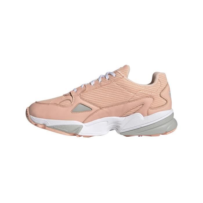 Basket adidas Originals FALCON - ADIDAS ORIGINALS - Femme - Lacets - Cuir - Rose