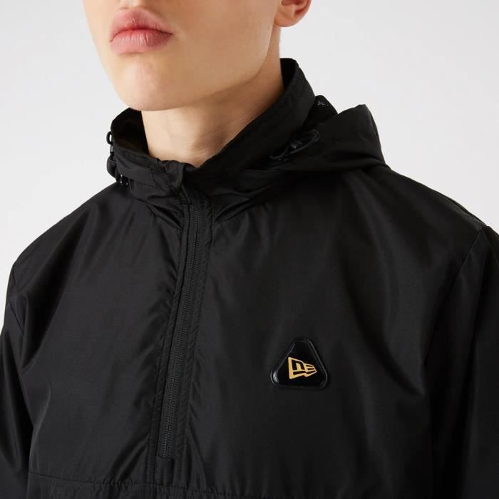 Coupe-vent homme New Era Cargo Windbreaker noir - manches longues