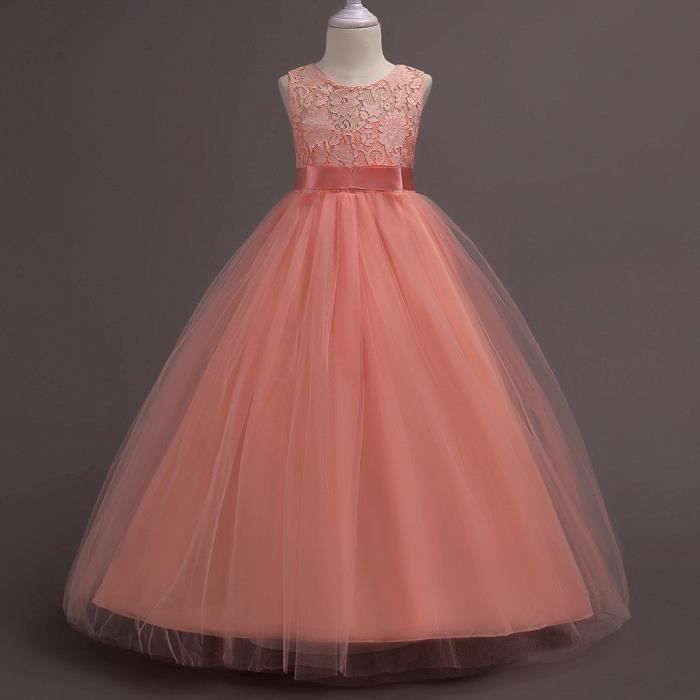 Robe Fille Cérémonie Pageant Princesse Robe Pour grande fille Bébé Rose ...