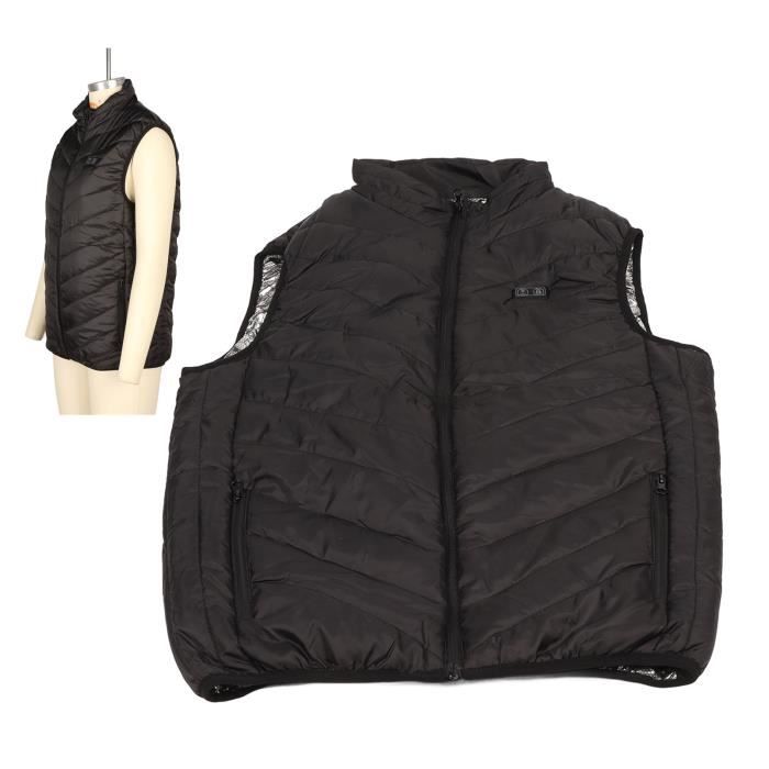 Gilet Chauffant Enfant Rechargeable USB - Polaire Thermique - Pour Activités Extérieures Hiver - Taille 5-15 Ans