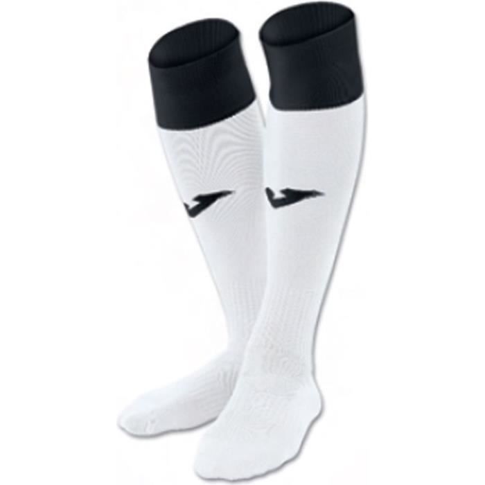 Chaussettes de football - JOMA - Calcio 24 - Blanc/Noir - Taille 28-33 - Enfant