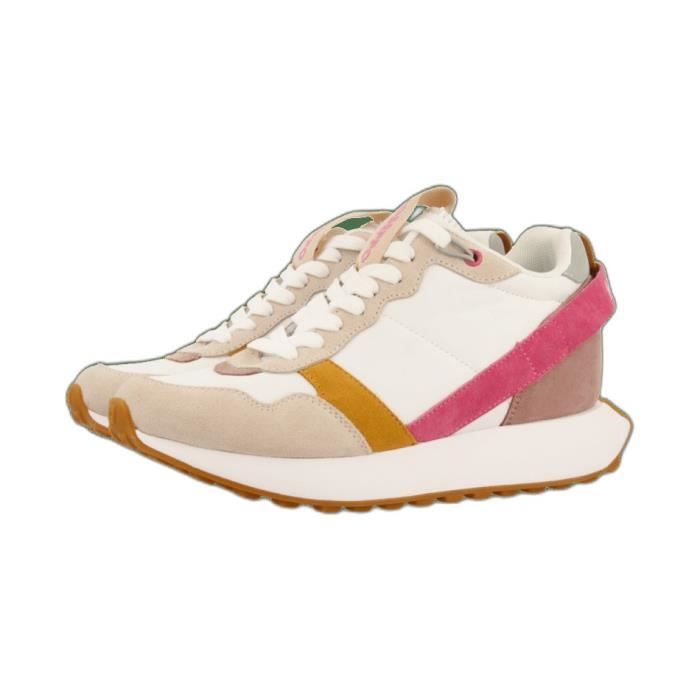 Baskets Fille GIOSEPPO Landgrove Blanches Léopard - Légères Et Confortables