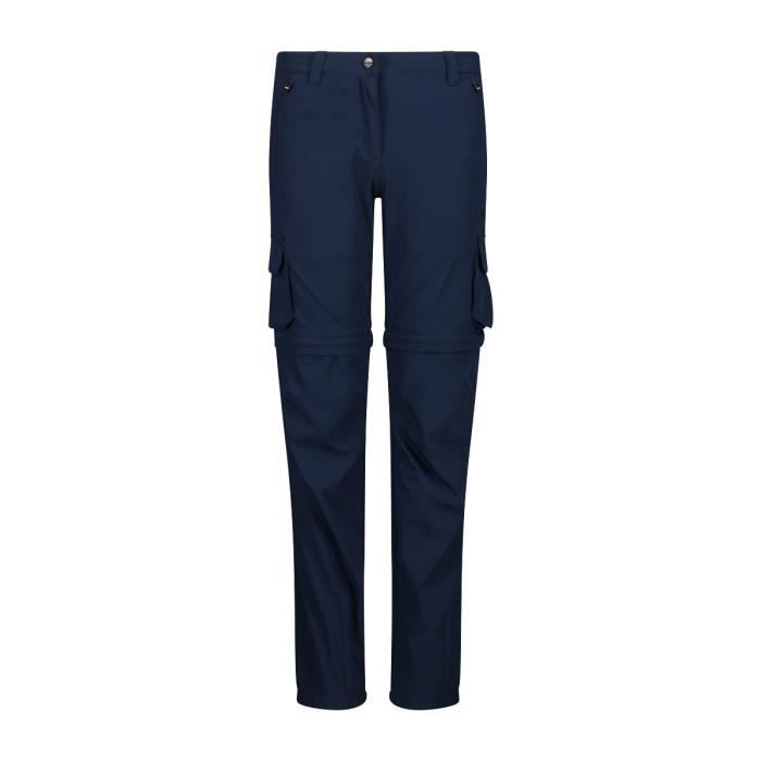 pantalon cargo zip fille cmp - blue - 12 ans