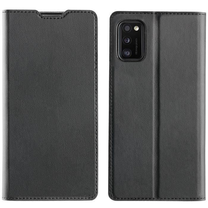 Étui MUVIT Edition Folio Stand Noir pour Samsung Galaxy A41