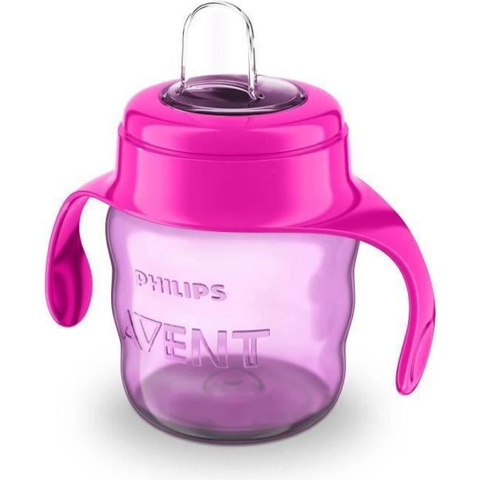 Tasse à bec Philips AVENT SCF551-03 - 6 mois - Violet, Rouge - Silicone - 200 ml - 60 g