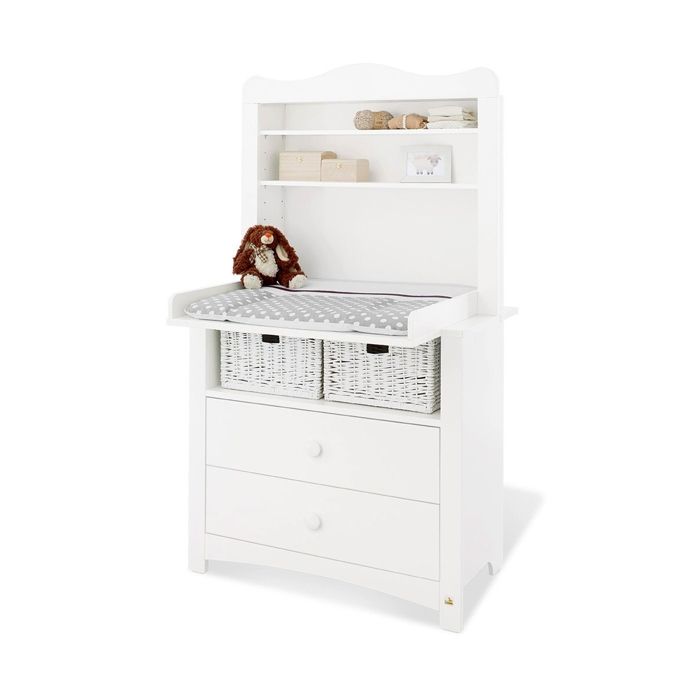Commode a langer Florentina Large avec fixation pour tablette Large L 103 x P 23 x H 87 Commode a langer Florentina Large avec fixation pour tablette Large L 103 x P 23 x H 87