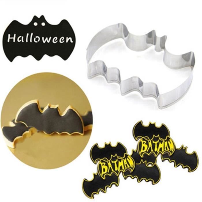 1 Pieces Acier Inoxydable 3d Batman Emporte Piece Batman Biscuit Gaufrage Moule Gateau Moule Cuisine Accessoire Cu Qk Cdiscount Maison