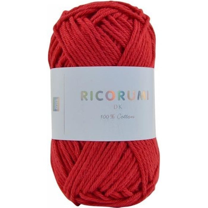 Coton RICORUMI pour Amigurumi mini pelote 25g 28 Rouge 