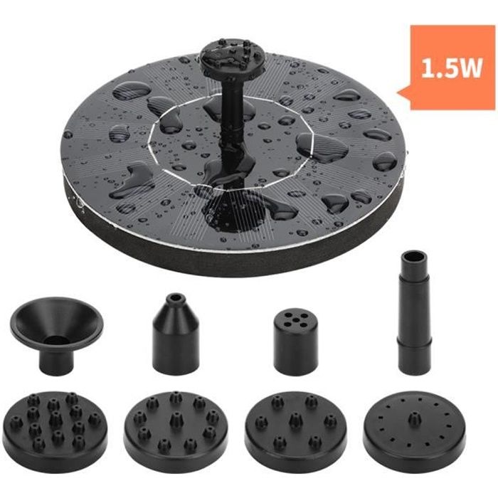 Fontaine Solaire,Pompe à Eau Solaire électrique Panneau Solaire Pompe 1