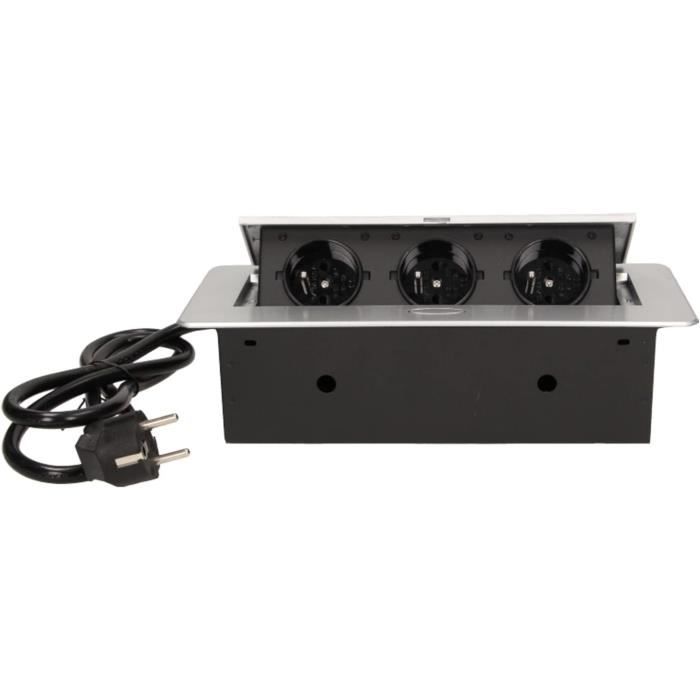 Bloc Prise Encastrable Plan De Travail Prise De Meuble Avec C 226 Ble De 1 