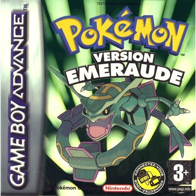 Pokemon version emeraude sur Gameboy advance