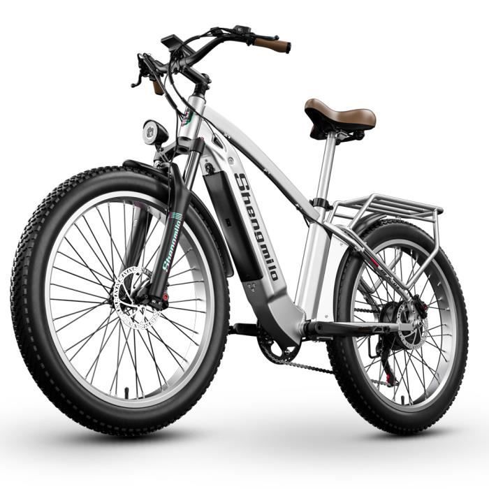 Shengmilo MX04 , Vélo électrique 26'', E-Bike, vélo électrique Puissant, batterie Amovible 48V15Ah , Bafang 1000W , Portée 40-60km