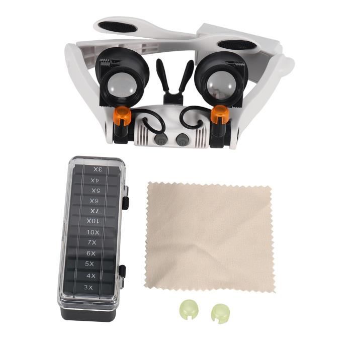 Loupe Pour Lunettes D'horloger WatchExpert - Grossissement Combiné 6,6x Ou 11x