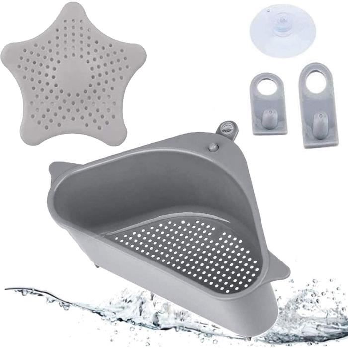 Passoire évier Ventouse Amovible Starvortex Passoire Evier Cuisine à Ventouse, Egouttoir Evier Anti Bouchon Déchets Alimentaires