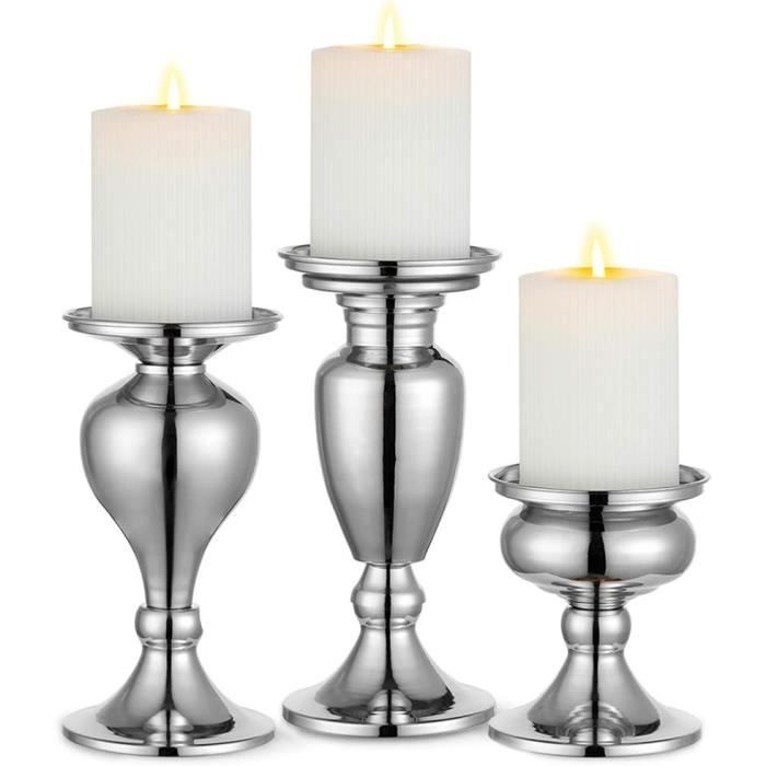 SUPERBE GRAND BOUGEOIR Ou Chandelier Torsades Metal Argente Poincon Epc England EUR 40,00 - FR