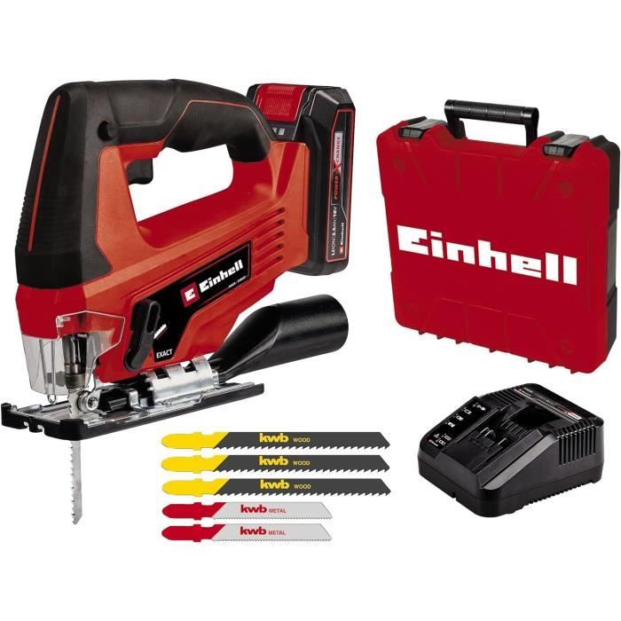 Scie Universelle Sans Fil Einhell TC-US 18 Li-Solo - Outil Polyvalent Pour Bois, Plastique Et Acier