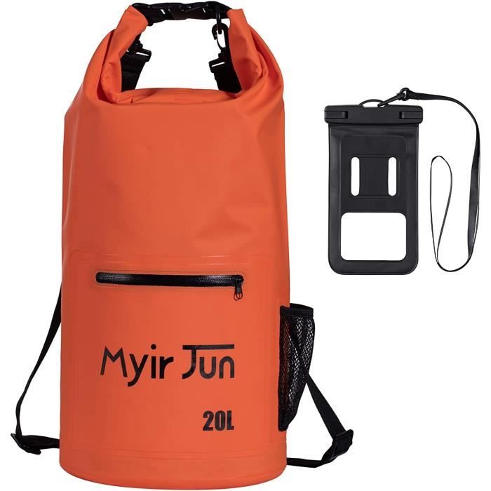 Sac à Dos Étanche Northcore Dry Bag 20L - PVC Robustes, Bretelles Rembourrées - Pour Sports Nautiques, Randonnée