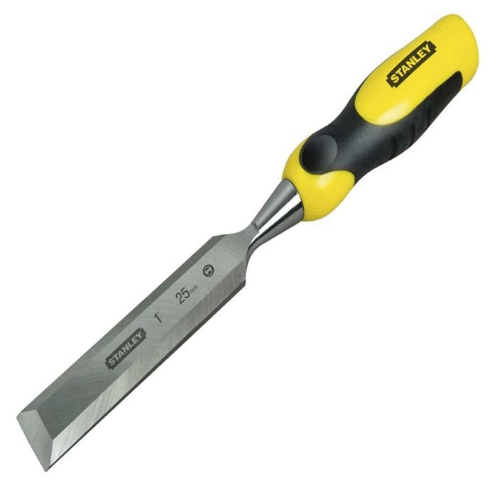 Ciseau à bois manche bi-matière 24x143mm longueur totale 330mm - STANLEY - 0-16-880