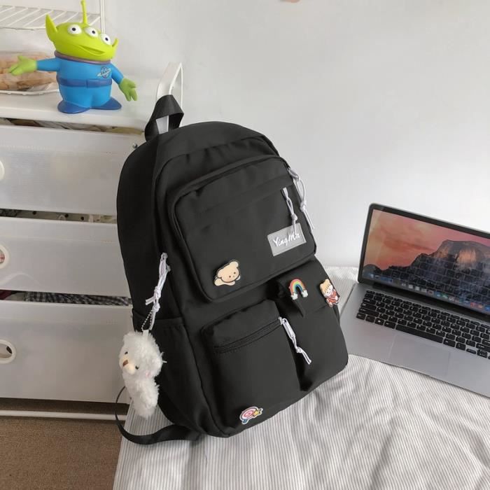 Sac à Dos Japonais Simple Et Cool 2023 – Idéal Pour Le Collège, Les Voyages, Les Filles – Grande Capacité Et Style Coréen
