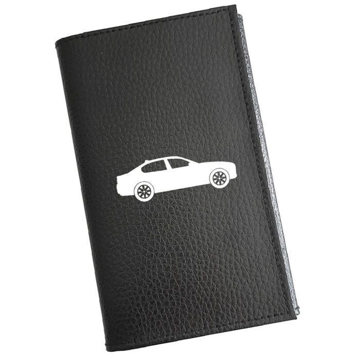Étui Pour Carte Grise Et Permis - Pochette Organisatrice 5 Emplacements, Noir