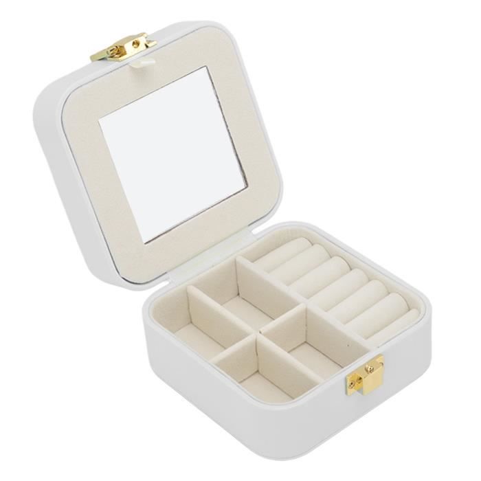 Tbest boîte de rangement pour bijoux Boîte à bijoux Petite boîte à ...