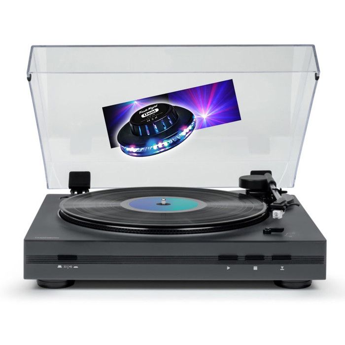 Tourne Disque vinyle Thomson TT355 3345 trs Lectureretour du bras automatique Jeu de Lumière OVNI couleurs LED - vue 2