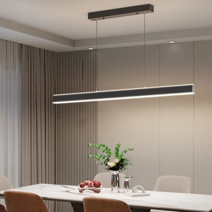Union Rustic Luminaire Suspendu Linéaire à 8 Lumières Pour îlot De