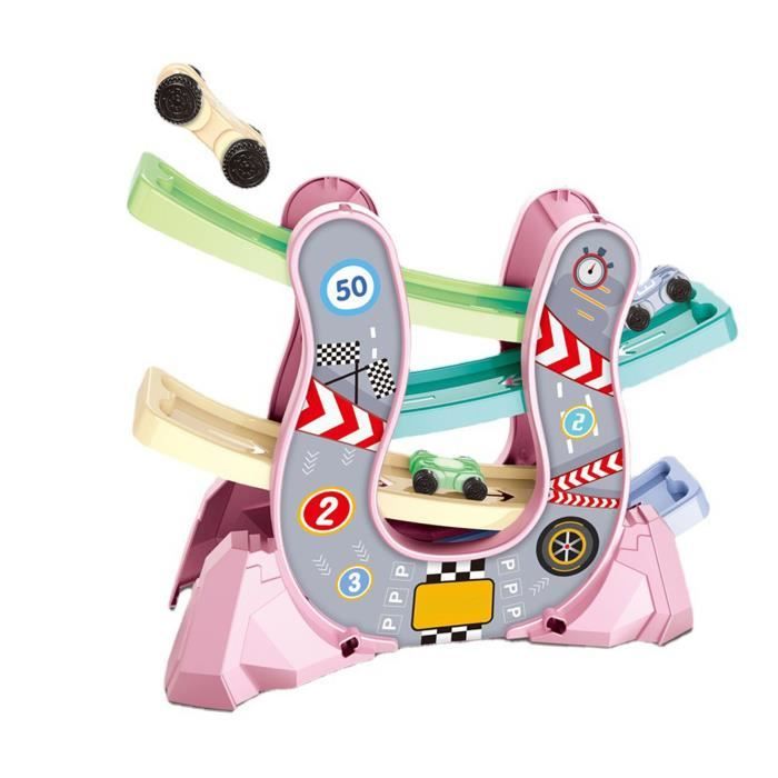 Jeu De 8 Voitures De Construction Bébé + Tapis De Jeu Route - Sac à Main Transformable Avec Scène De Stationnement - Pour Enfants 3 Ans Et Plus