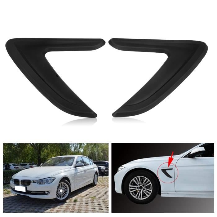 Autocollant De Garniture De Couverture D'éVent De Capot De Moteur De Voiture En Fiber De Souple