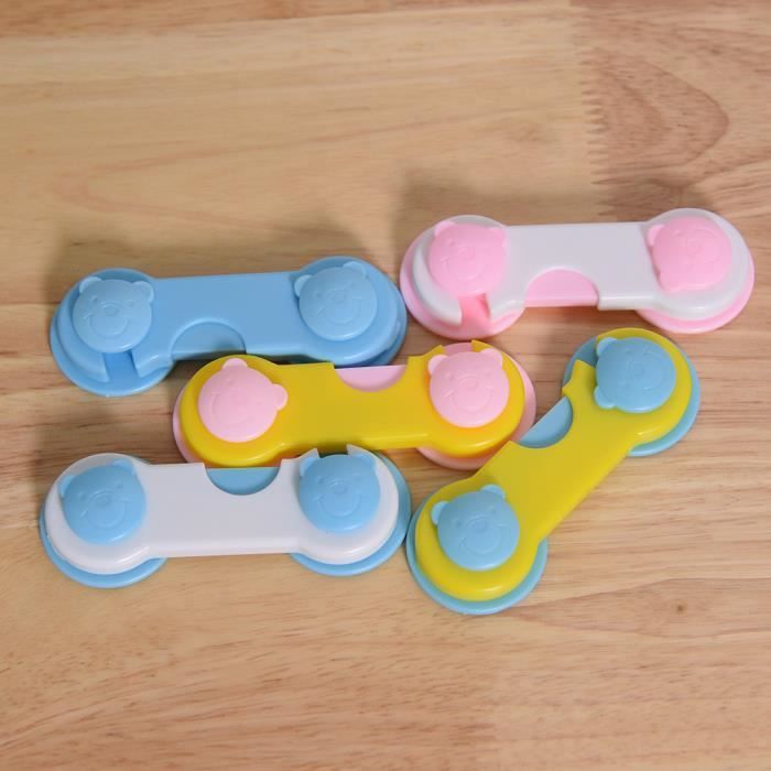 2 Pièces Verrou De Réfrigérateur Avec Code Securite Fenetre Pour Enfant Avec Adhésive Pour Bloque Porte Placards Armoires