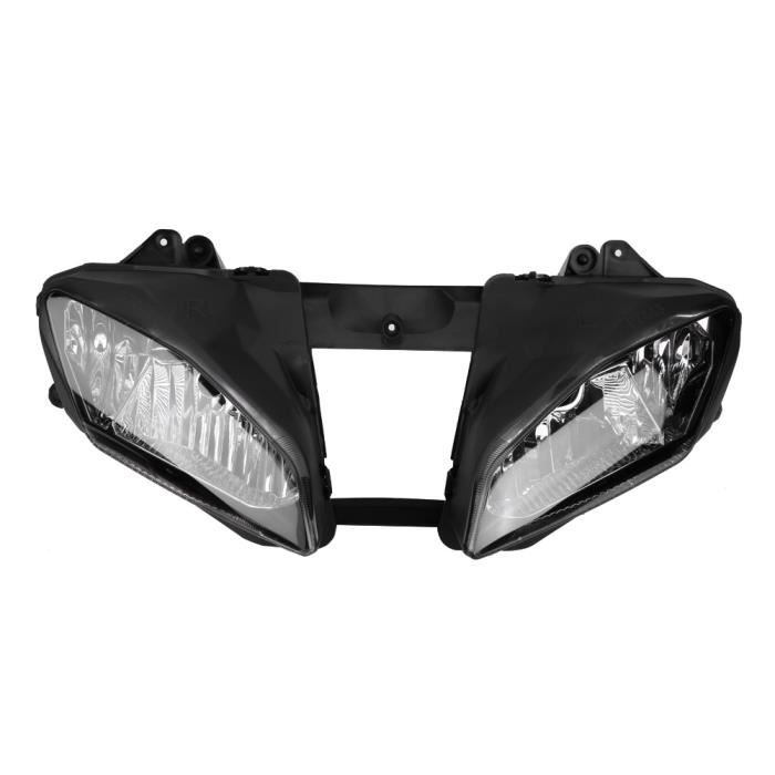Phare Avant Universel Pour Yamaha WR450F, YZ250F, XT250X, XT600, TTR250 (noir) - Étanche ABS