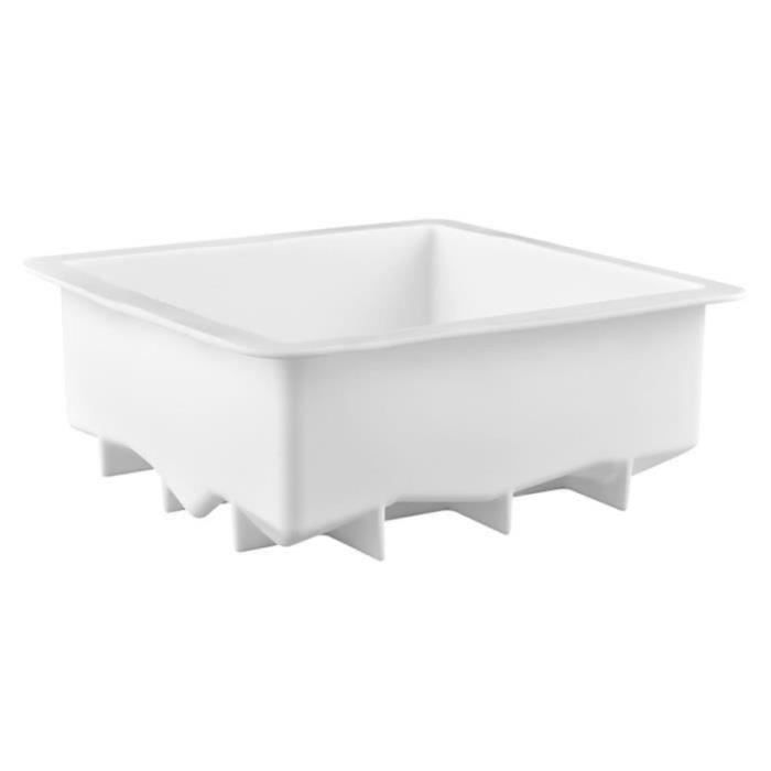 DDN15868Gâteau Moule silicone Dessert Moule 3D carré bâton nonblanc