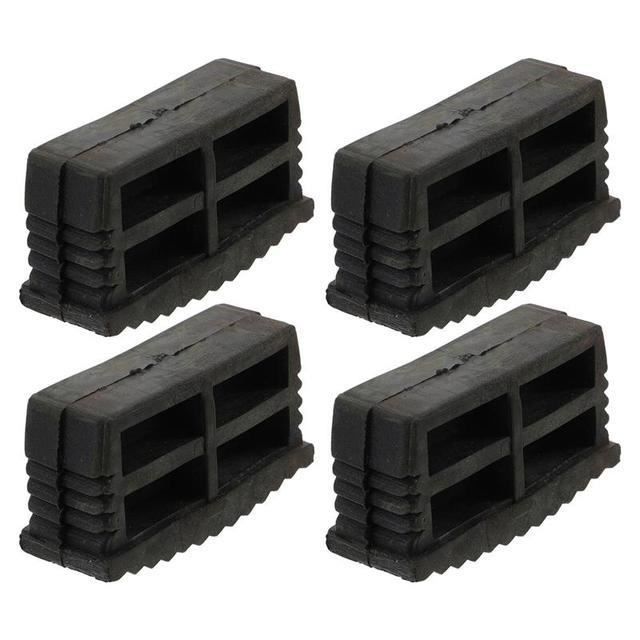 Lot De 2 Couvre-pieds D'échelle Antidérapants En Caoutchouc Pour Echelles Raides Pieces De Rechange Pour Tapis D Echelle Accessoires Pour Echelle Extensible