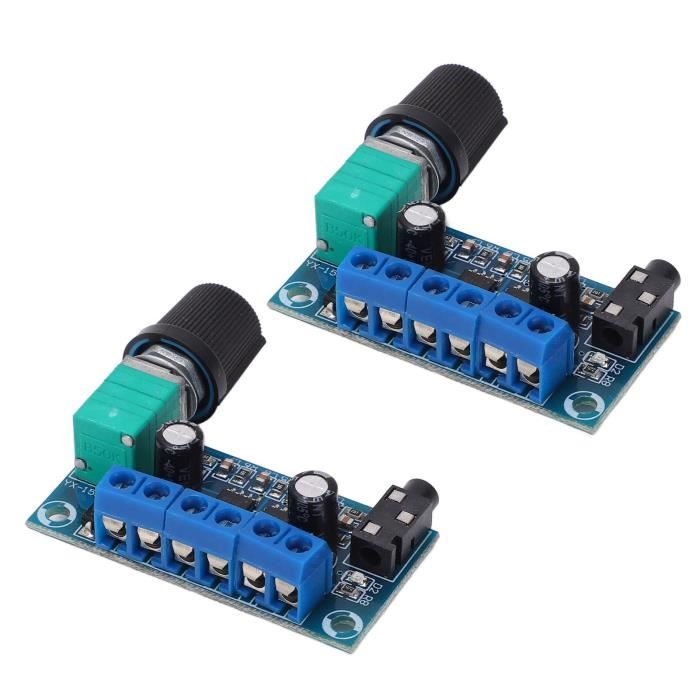 Lot De 5 Modules Amplificateurs Audio HXJ8002 – Mini Ampli Puissance Pour Haut-parleurs Ou Micro