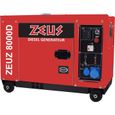 Groupe électrogène diesel ZEUZ - Silencieux - 6300 W - Démarrage électrique-1