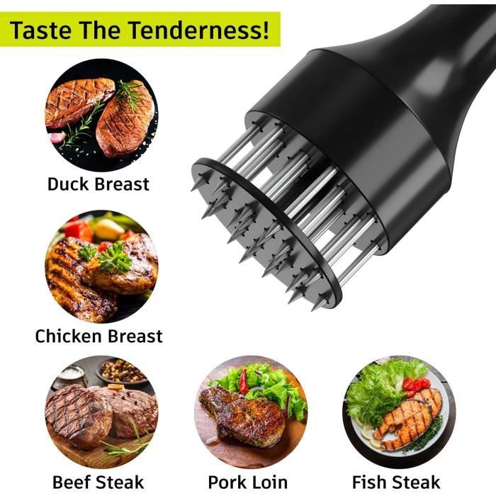 Attendrisseur de viande Maillet à viande en acier inoxydable double