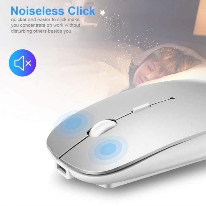 Souris Bluetooth Sans Fil – Laser – 1600 DPI – 4 Boutons – Pour MacBook, IPad, PC