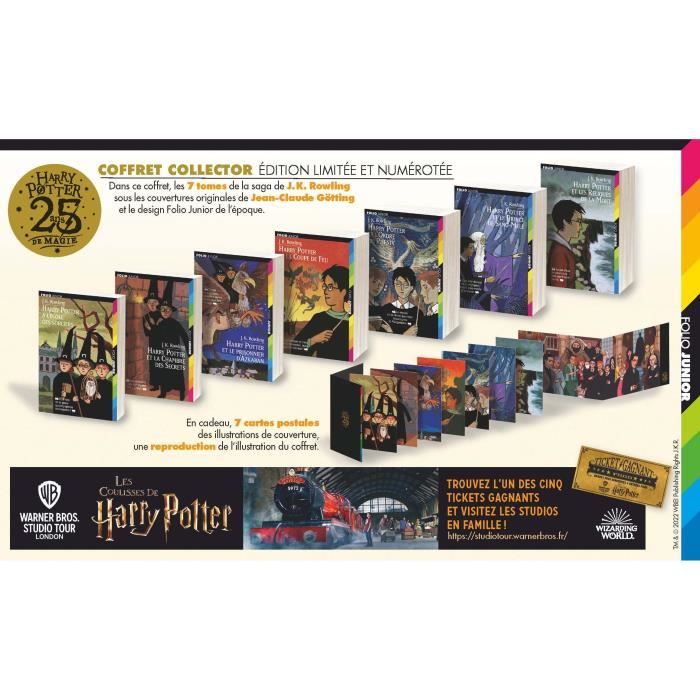 Harry Potter - Coffret Collector Harry Potter - 25 ans - Cdiscount Librairie
