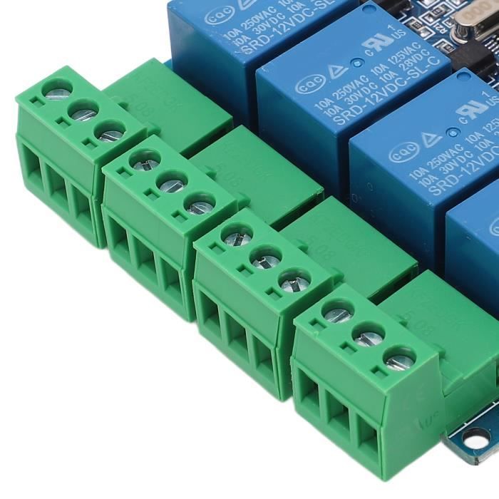Module de relais - YOSOO - 12V - 4 canaux - Isolation optocoupleur ...