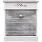 Armoire A Chaussures Gris 50x28x58 Cm Bois De Paulownia Achat