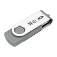 MECO 10PCS 1GB 1GO CLÉ USB 2.0 Mémoire Flash Drive Stockage U Disk Pliable Gris-2