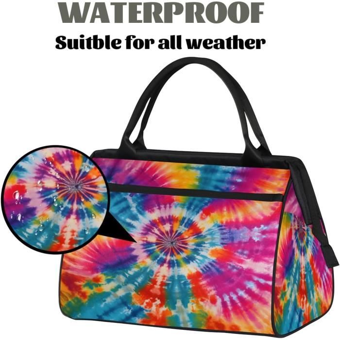 Sac De Voyage Colore Pour Femmes Hommes Enfants Filles Week End Sac Fourre Tout De 24