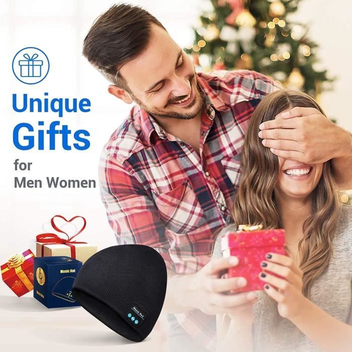 Idee Cadeau Homme Bonnet Bluetooth - Cadeau Noel Original Bonnet Bluetooth  Homme Femme Hiver, Nouveauté Cadeau Couple Rigolo L[143] - Cdiscount  Prêt-à-Porter