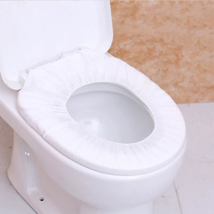 Abattant Wc,Wonderlife voyage jetable siège de toilette couvre tapis 100%  étanche papier hygiénique tampon pour - Type 10PCS - Cdiscount Bricolage