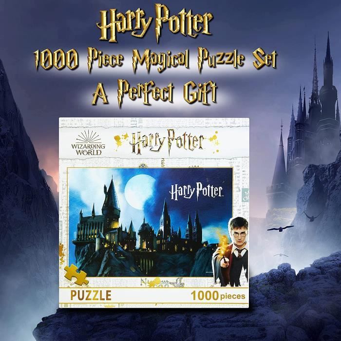 Adultes Enfants 1000 Pièces Puzzle Harry Potter Poudlard Puzzle Jouet Cadeau  d'apprentissage