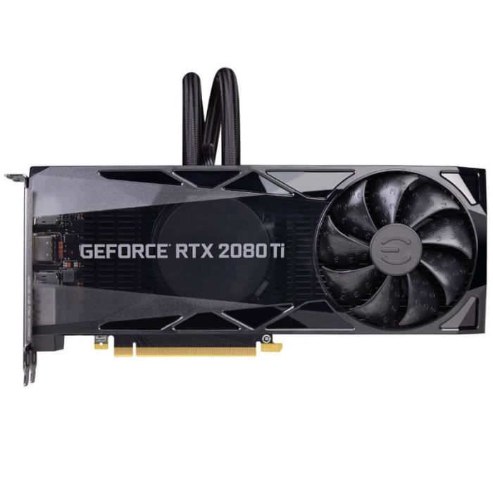 EVGA GeForce RTX 2080 Ti XC Hybrid Gaming 11264 MB GDDR6 0 000000 Noir Cdiscount Informatique