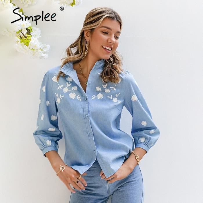 Blouse deals jean femme